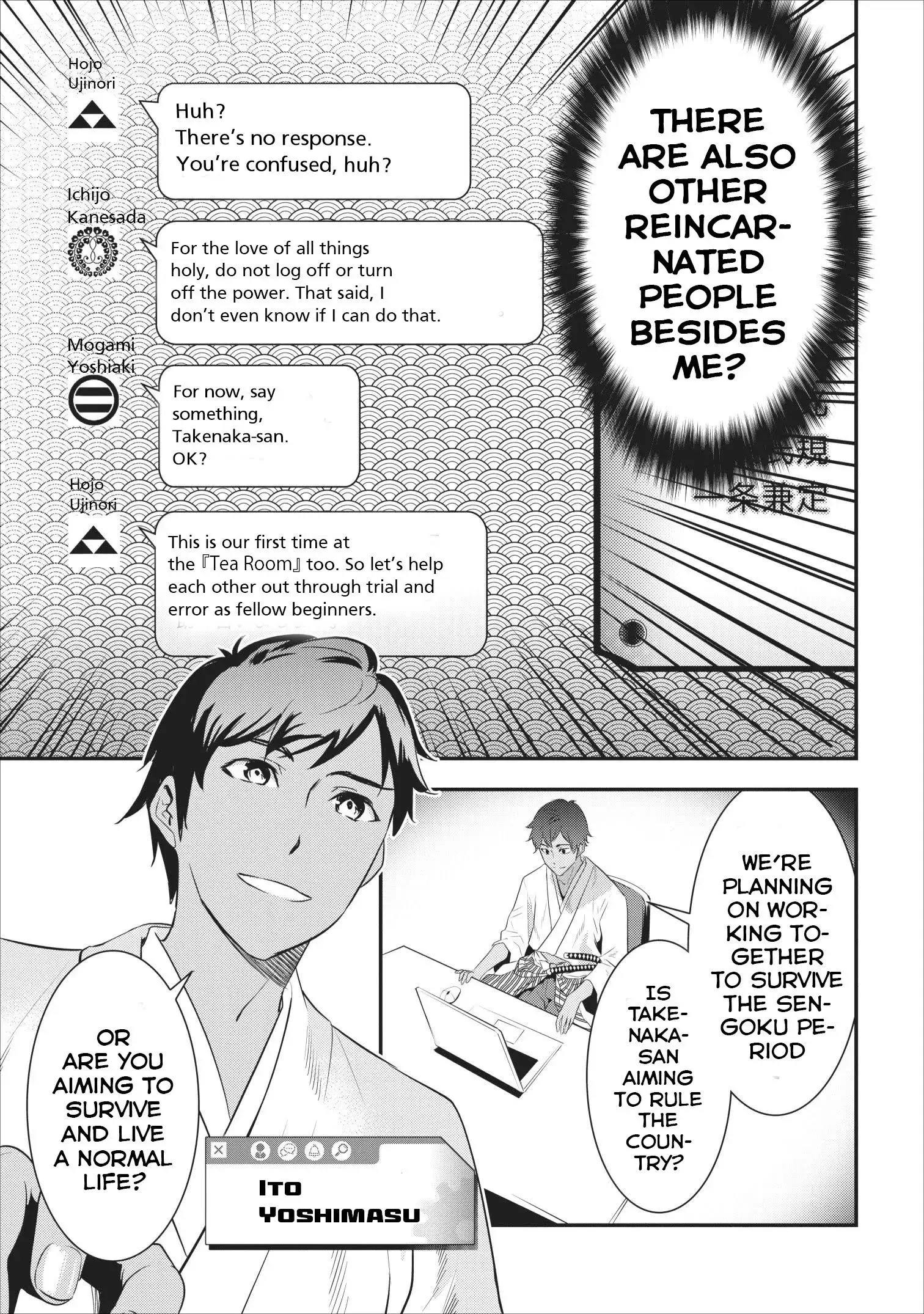 Read Tensei! Takenaka Hanbei- Minor Bushou ni Tensei shita Nakama-tachi to Sengoku Ranse wo Ikinuku Manga Online