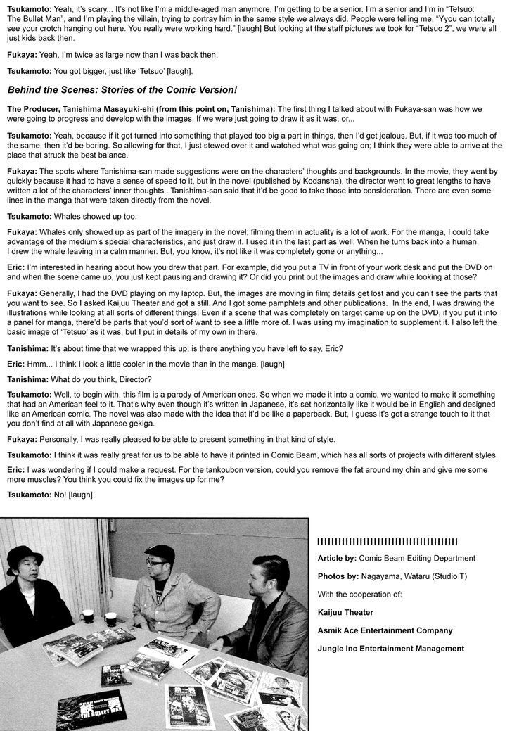 Read Tetsuo- The Bullet Man Manga Online