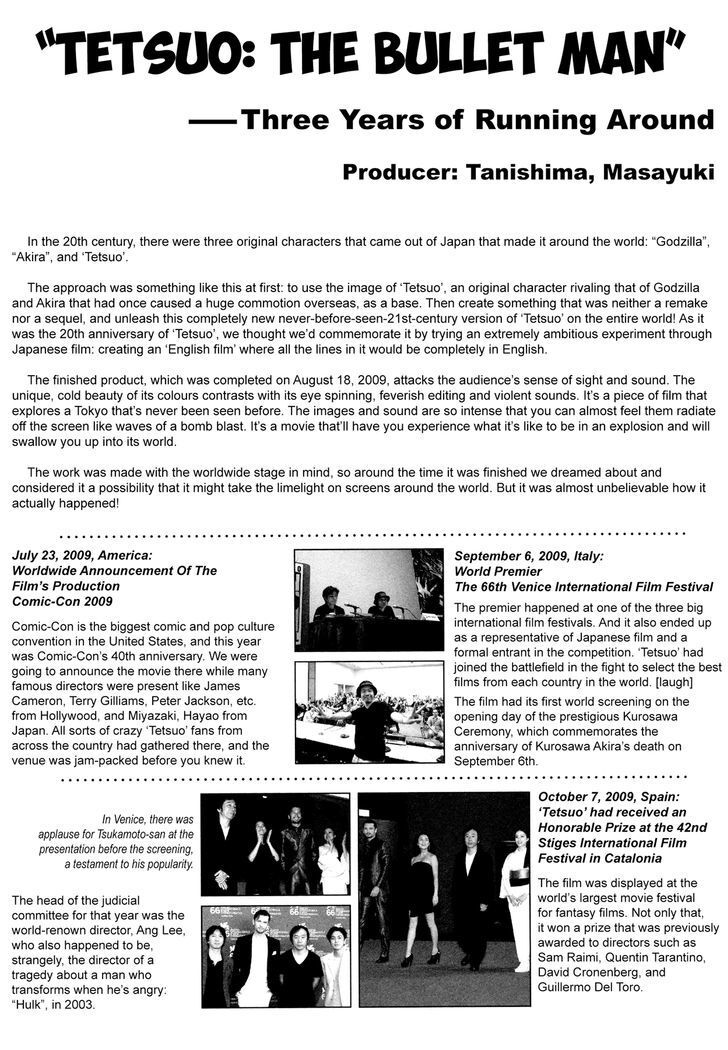 Read Tetsuo- The Bullet Man Manga Online