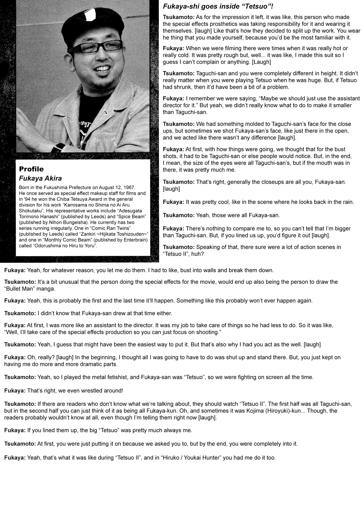 Read Tetsuo- The Bullet Man Manga Online