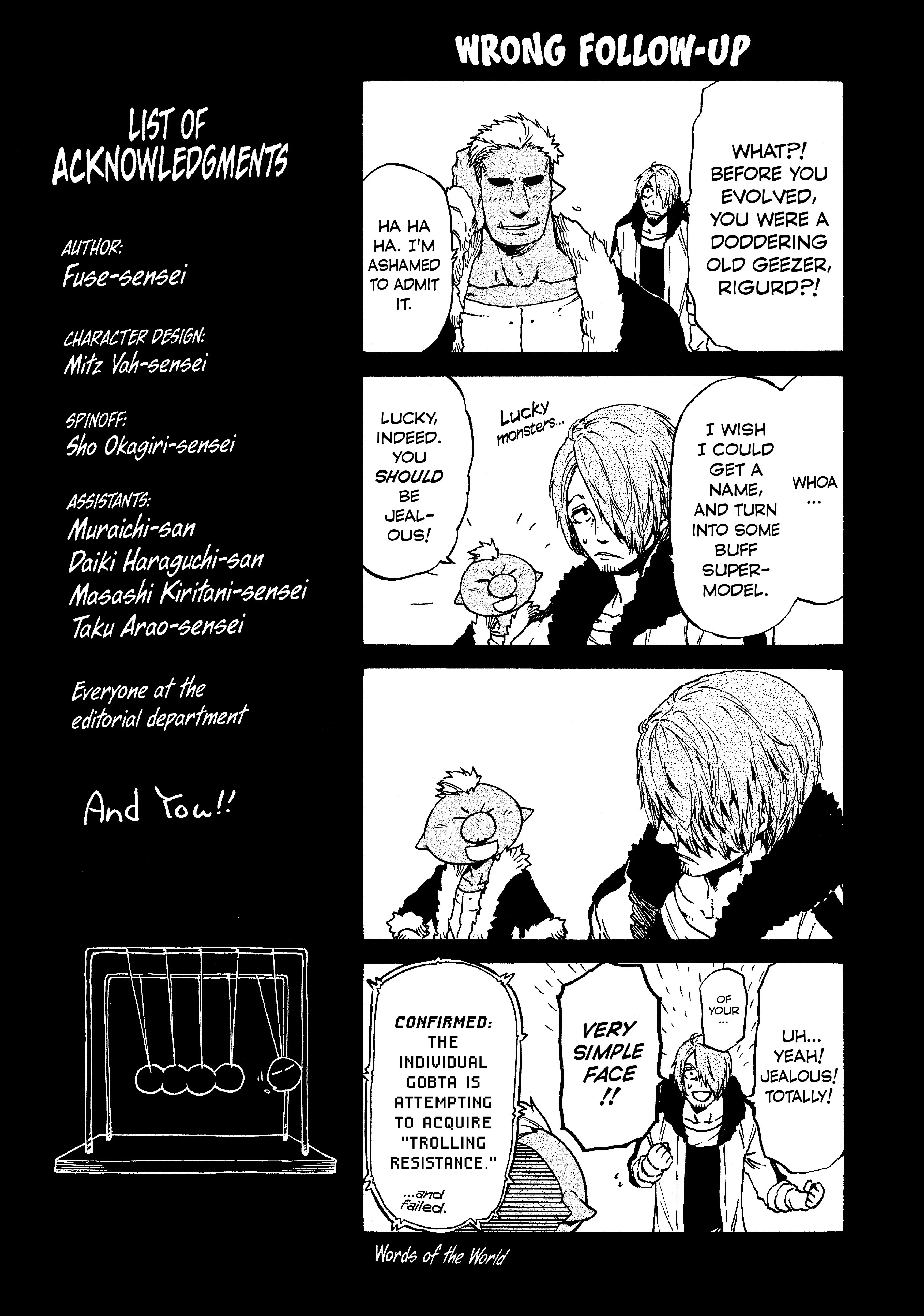 Read That Time I Got Reincarnated as a Slime Manga Online