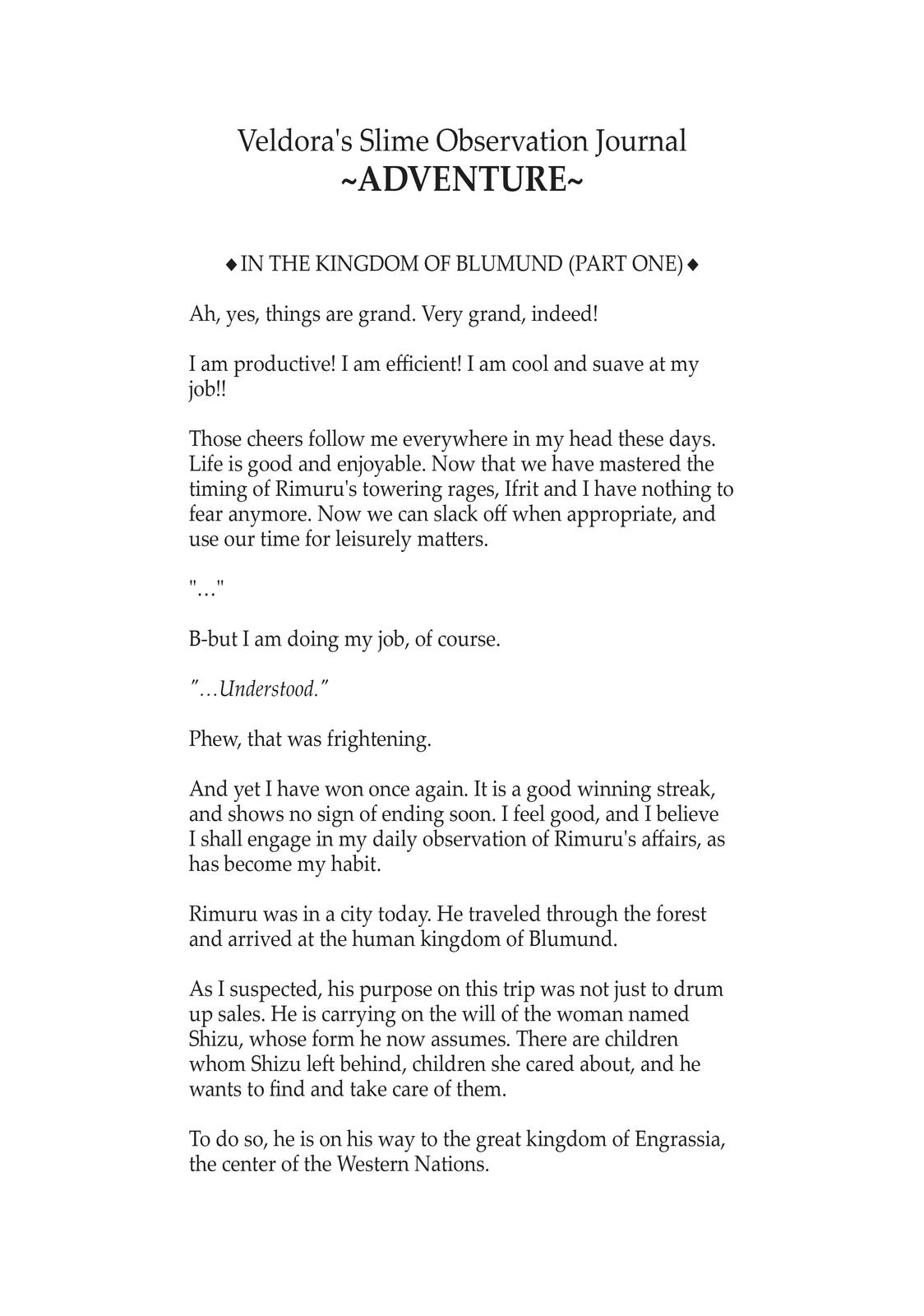 Read That Time I Got Reincarnated as a Slime Manga Online