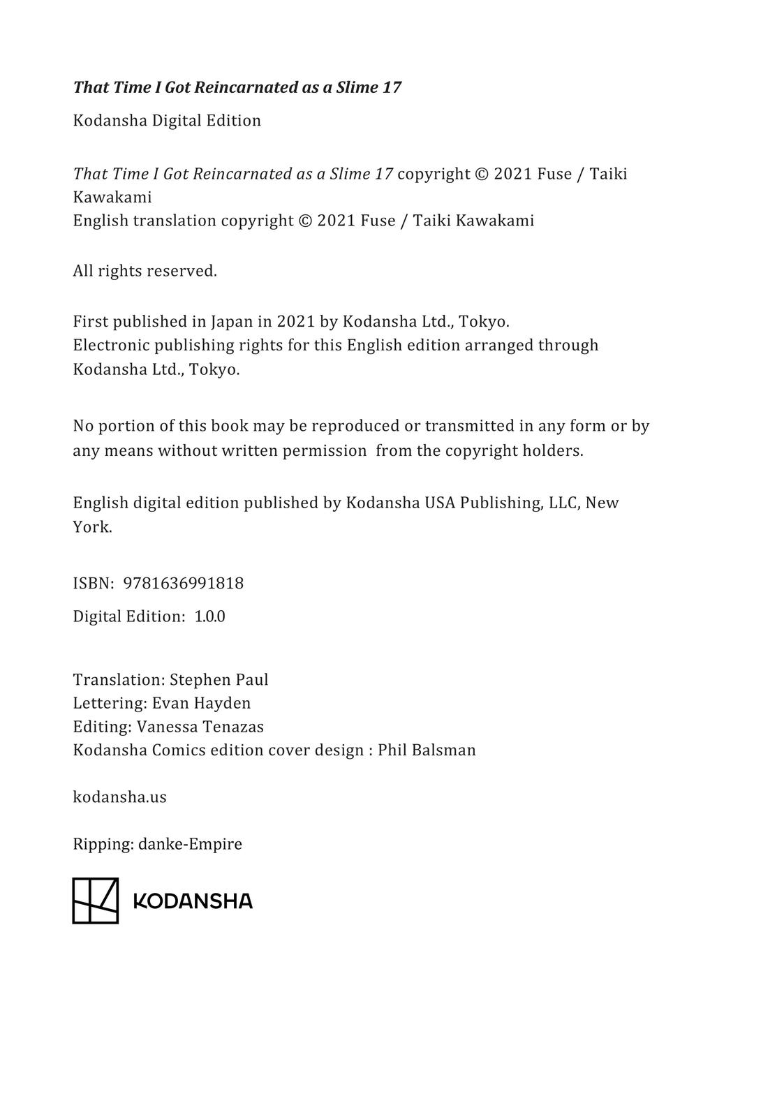 Read That Time I Got Reincarnated as a Slime Manga Online