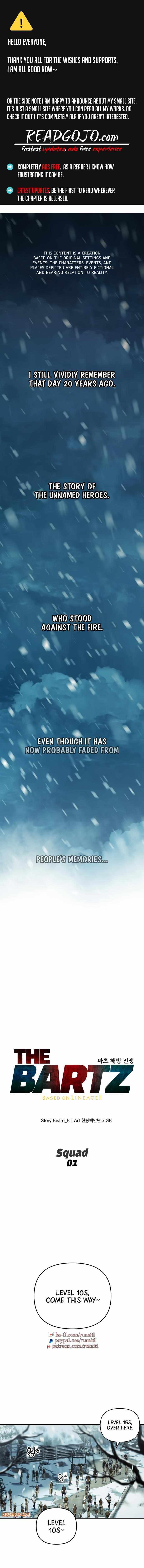 Read The Bartz- The War of Liberation Manga Online