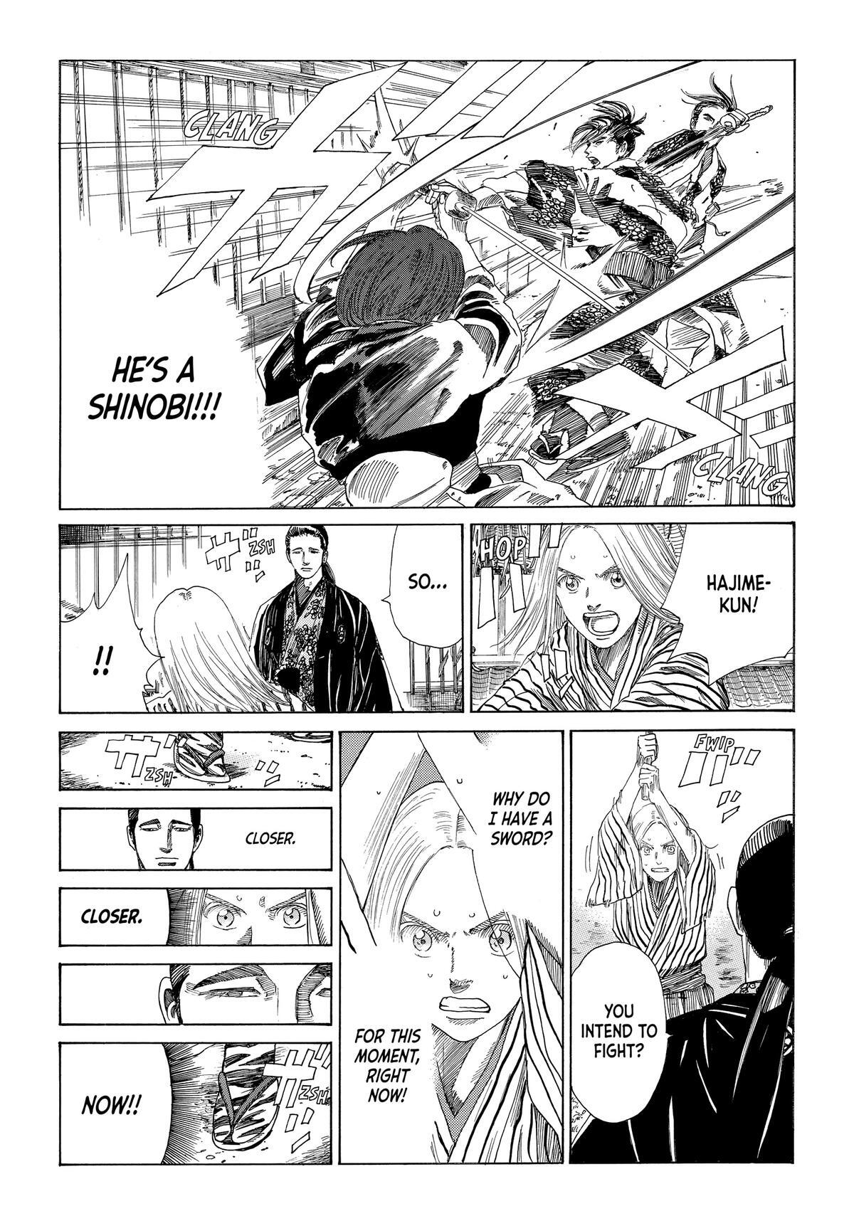 Read The Blue Wolves of Mibu Manga Online