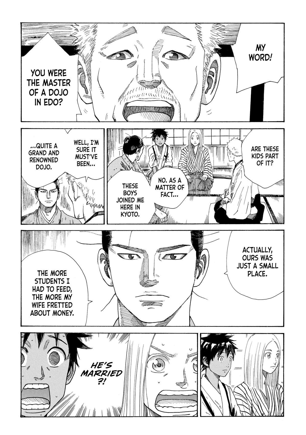Read The Blue Wolves of Mibu Manga Online