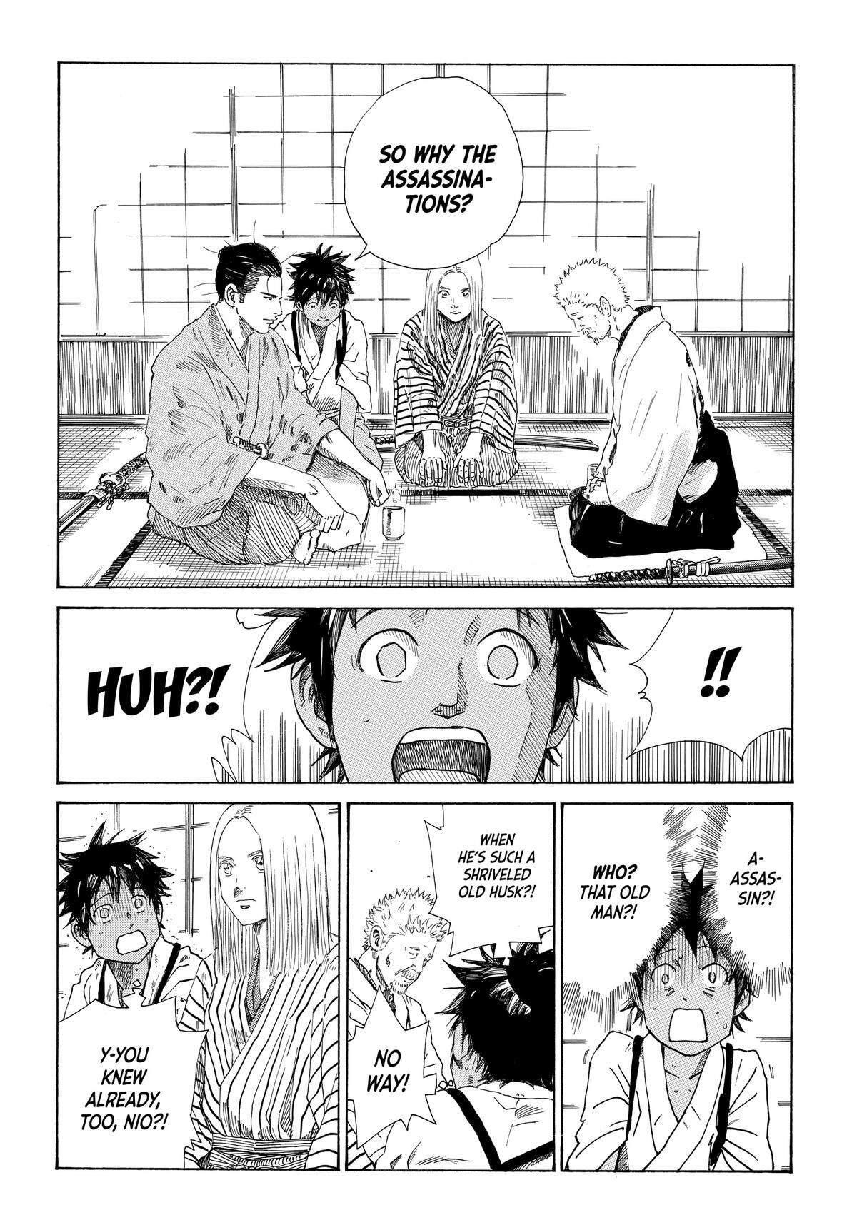 Read The Blue Wolves of Mibu Manga Online