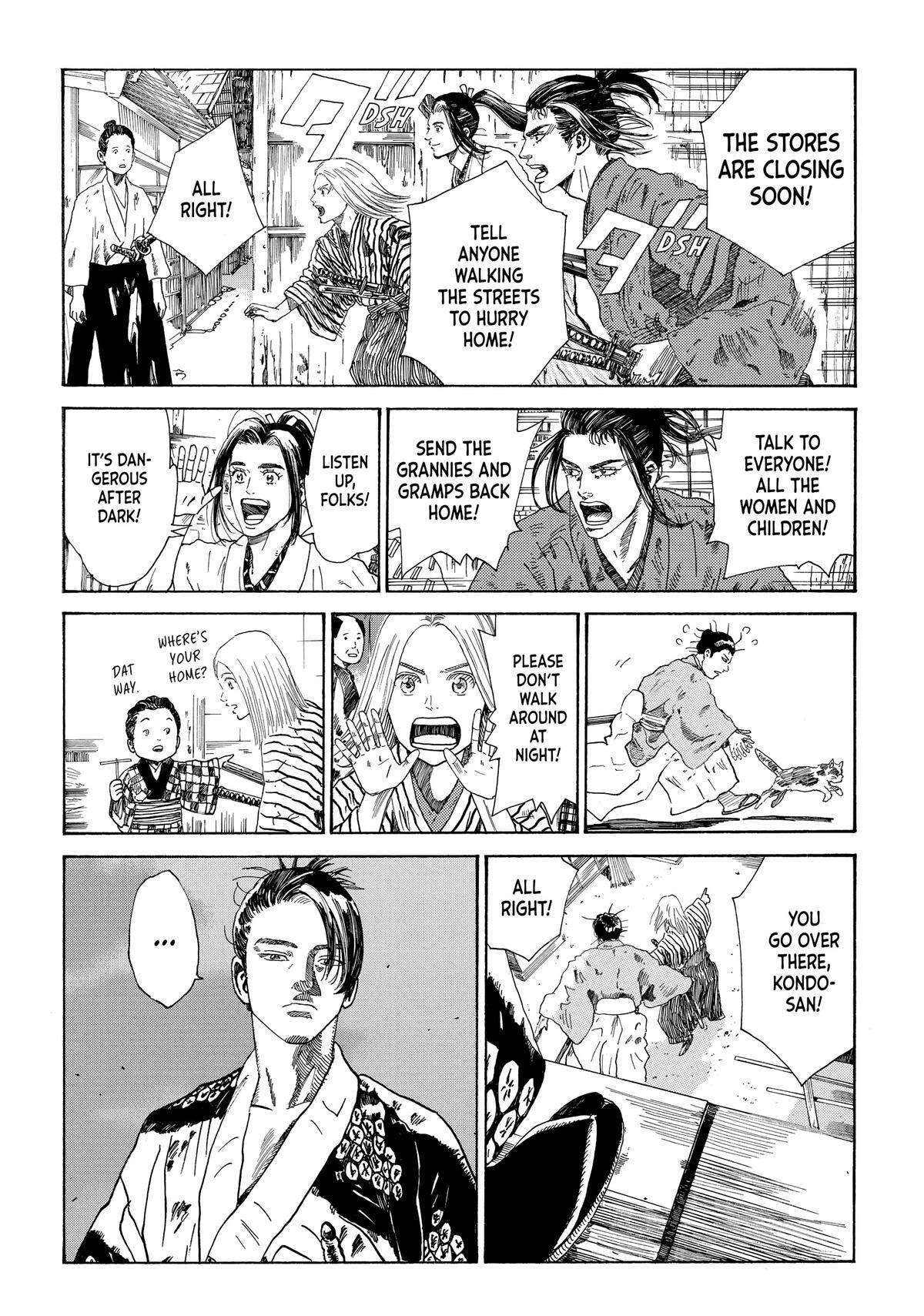 Read The Blue Wolves of Mibu Manga Online