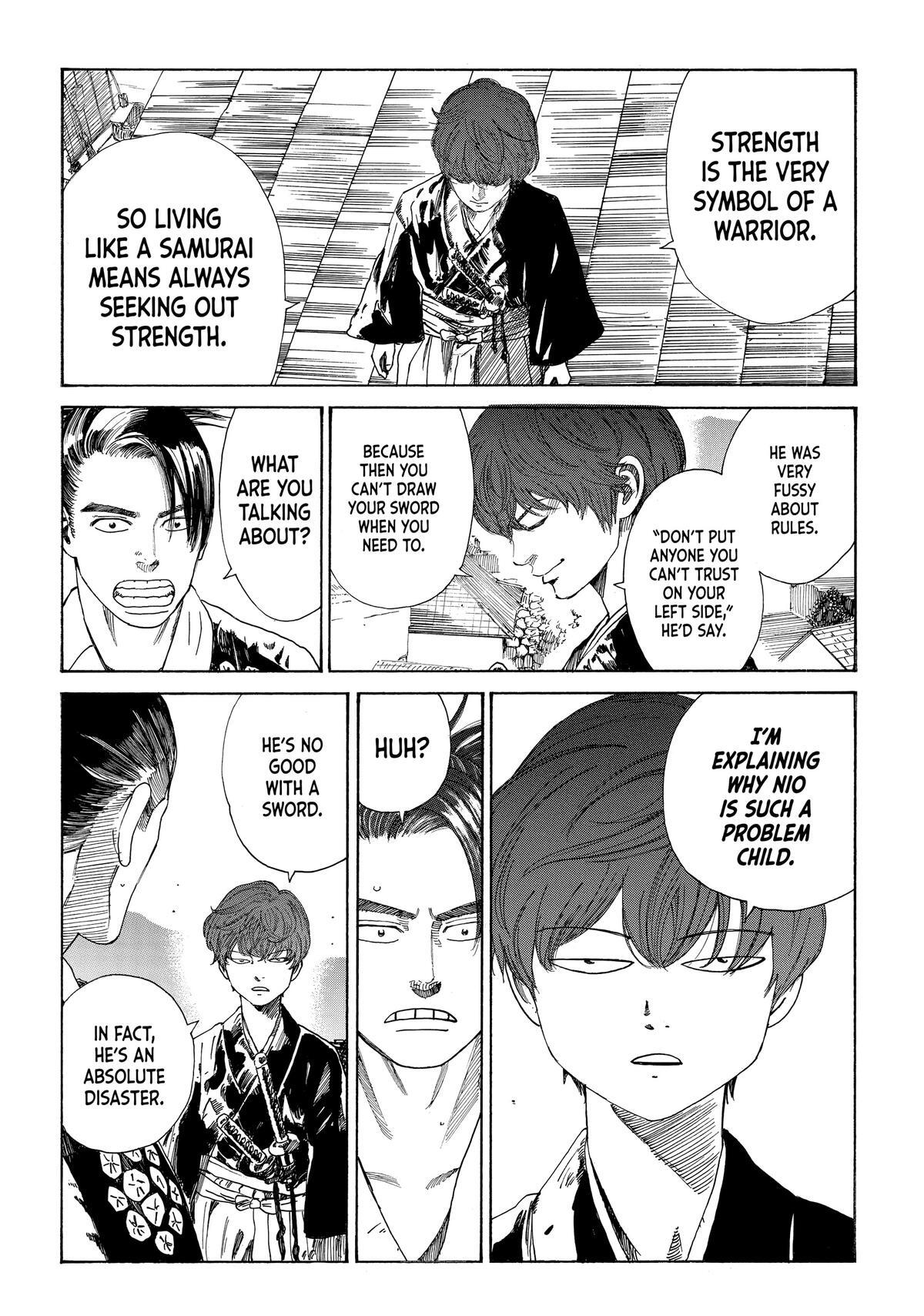 Read The Blue Wolves of Mibu Manga Online