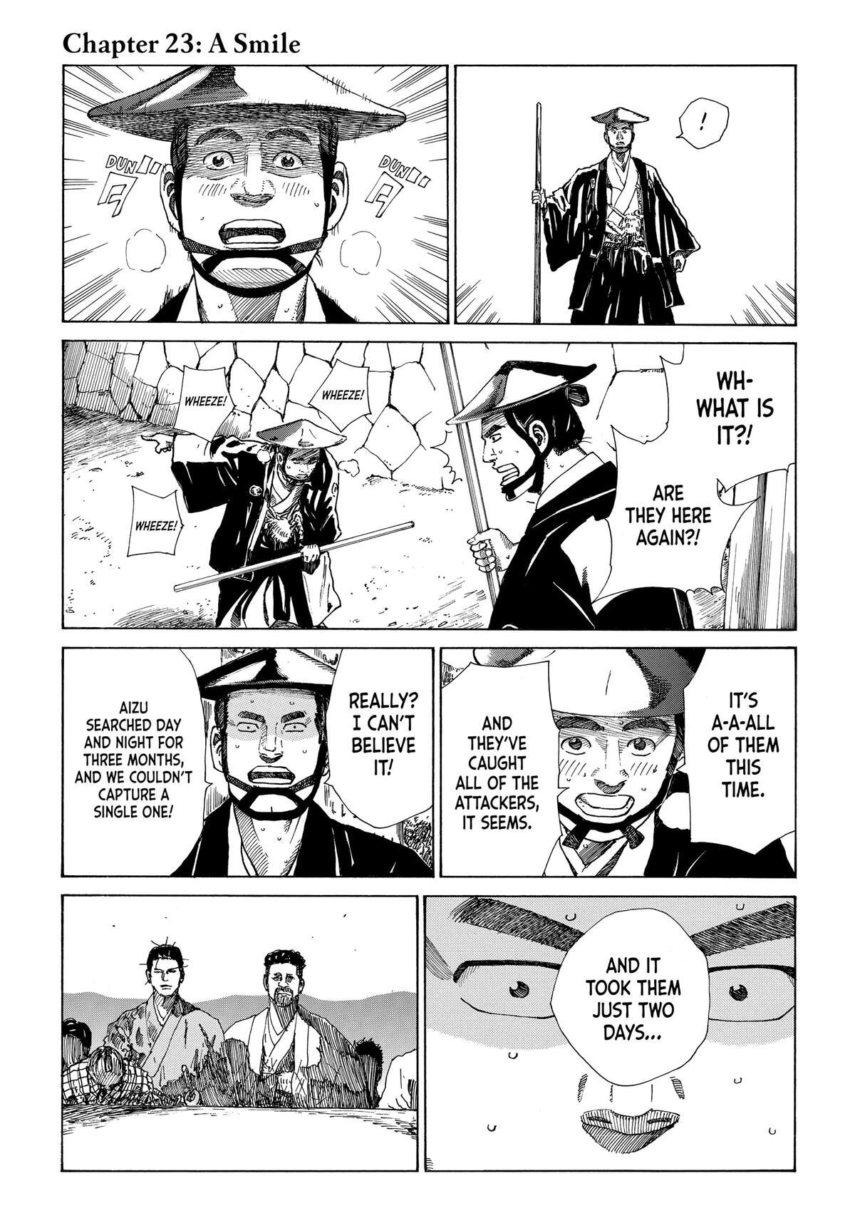 Read The Blue Wolves of Mibu Manga Online