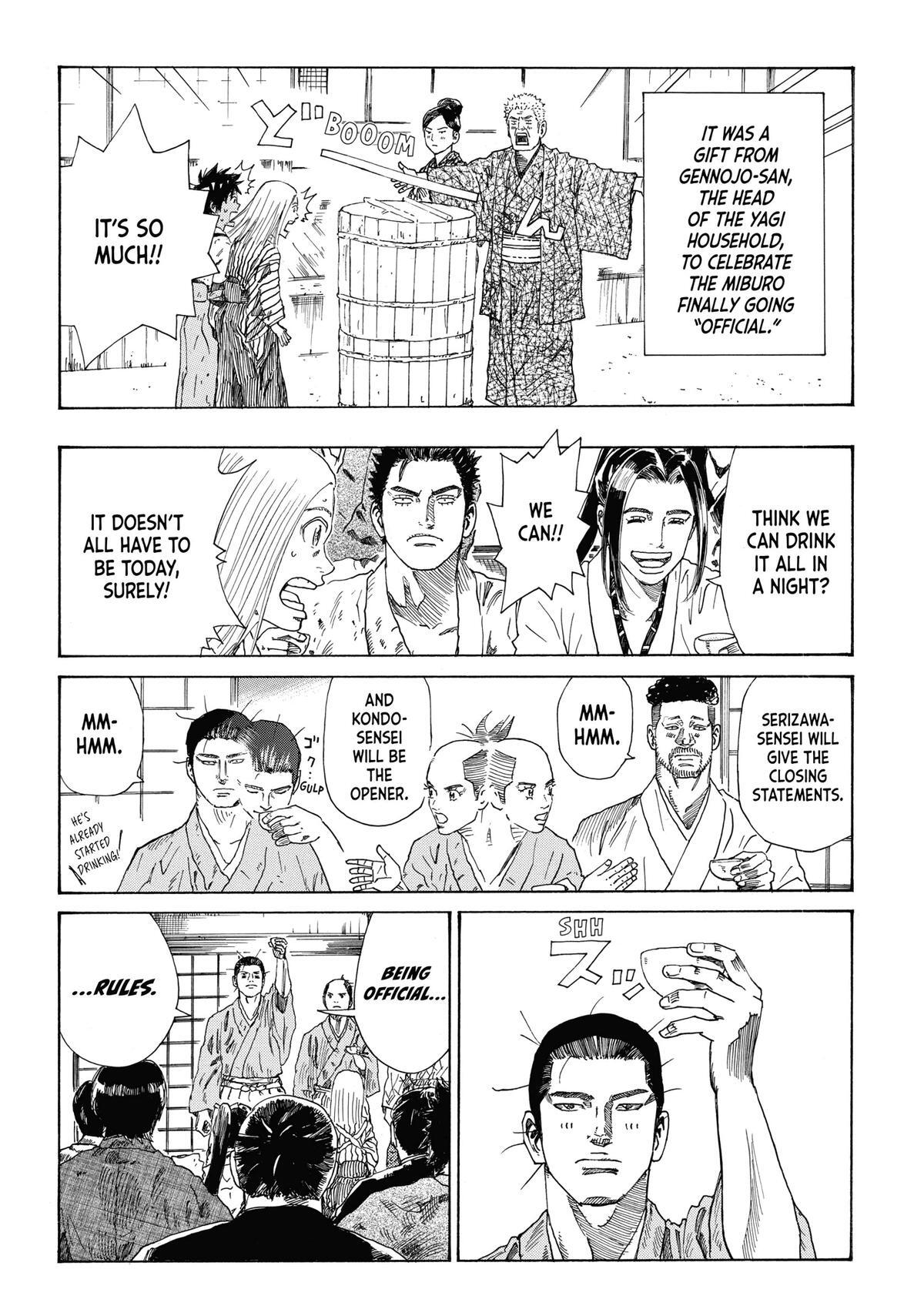 Read The Blue Wolves of Mibu Manga Online