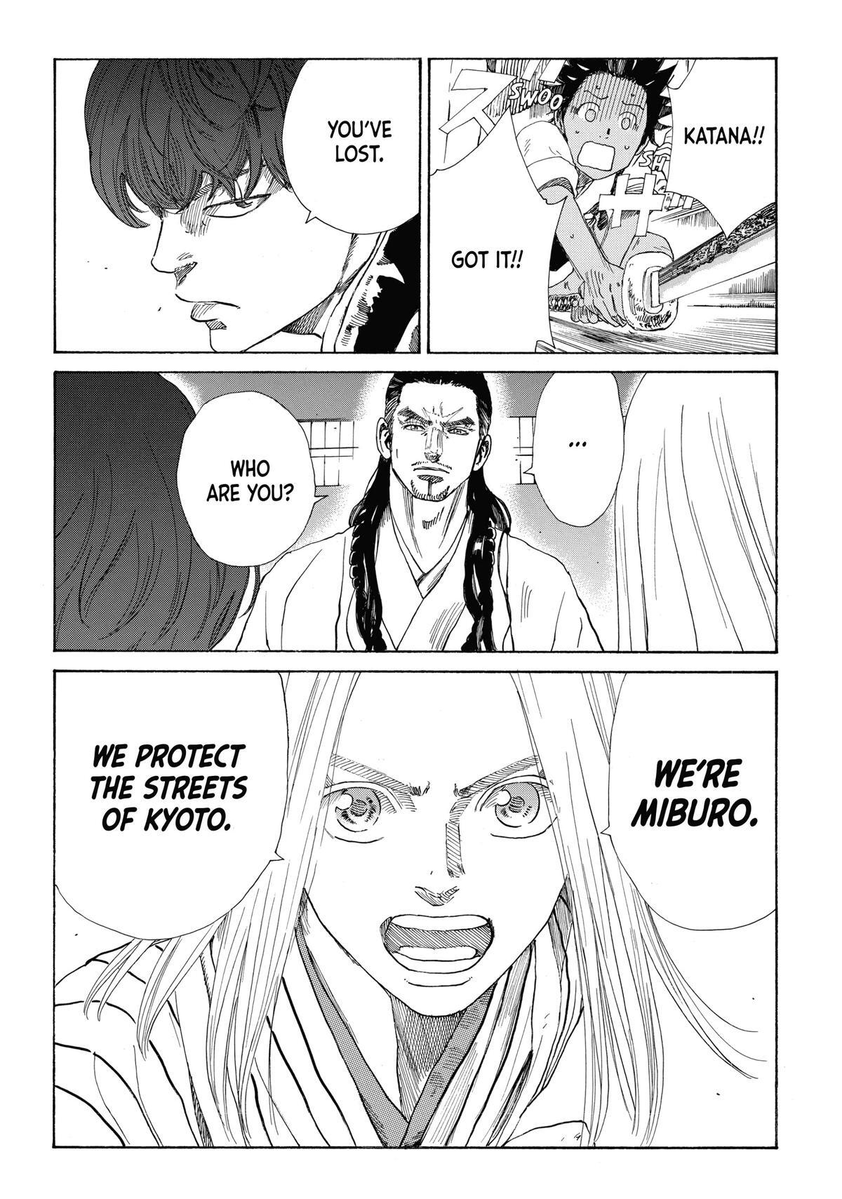 Read The Blue Wolves of Mibu Manga Online