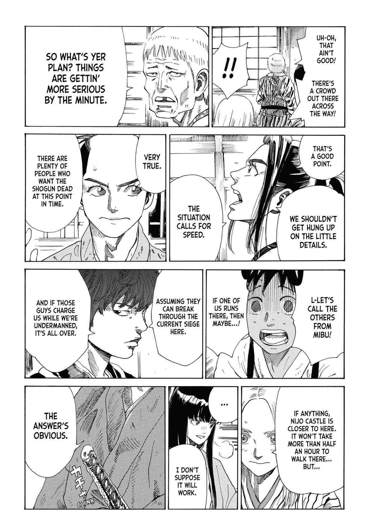 Read The Blue Wolves of Mibu Manga Online