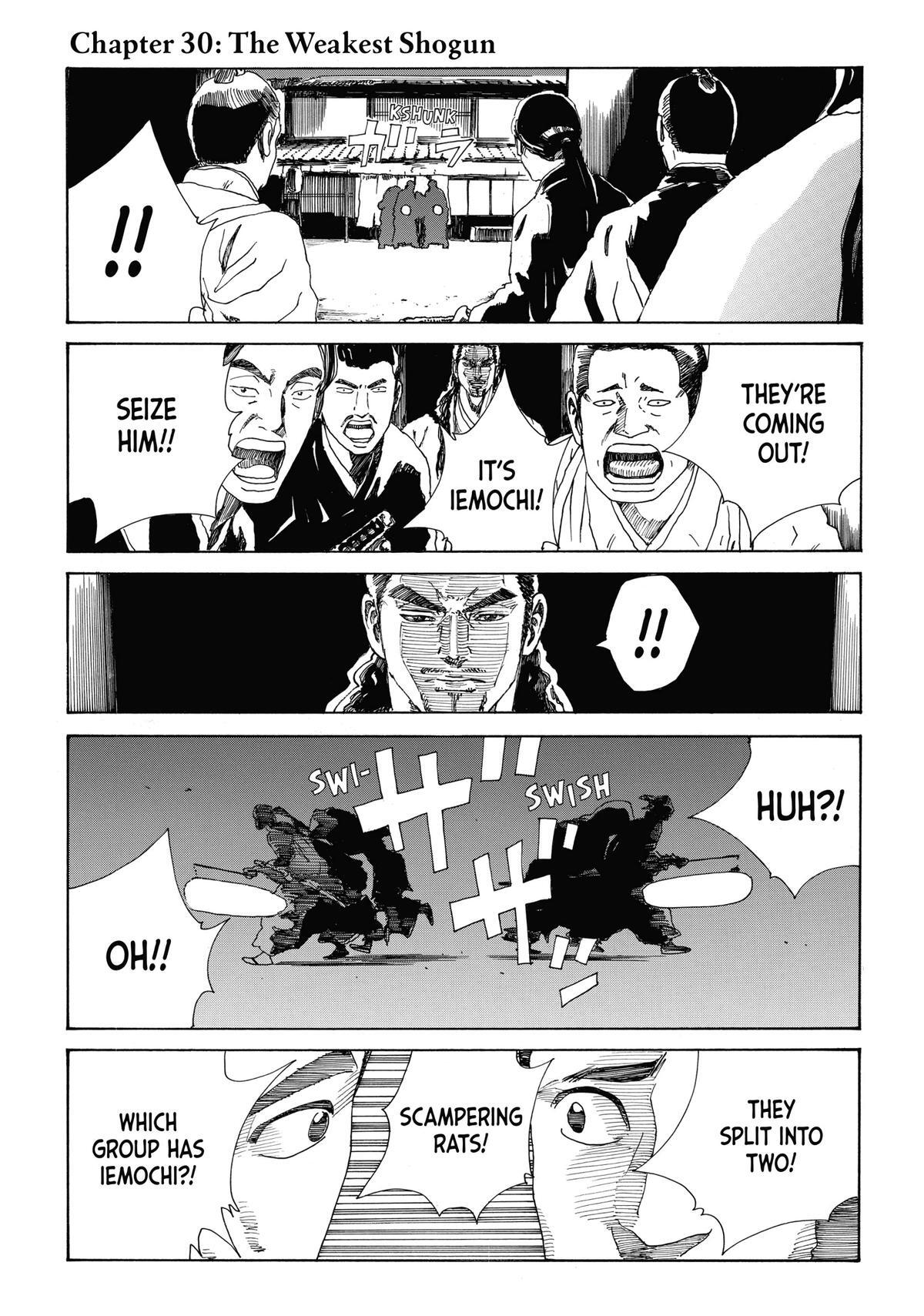 Read The Blue Wolves of Mibu Manga Online