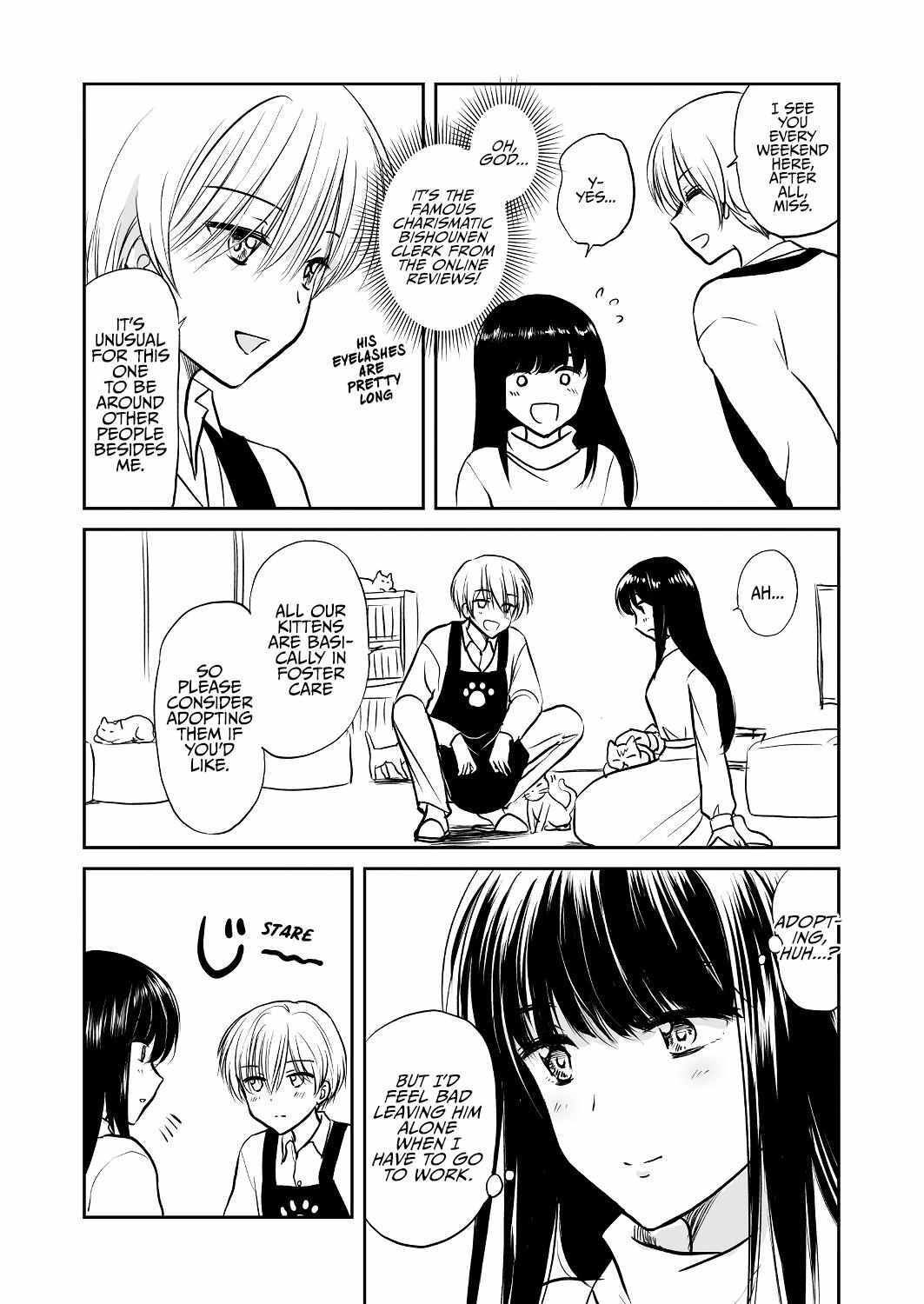 Read The Charismatic Cat Café Manager (who dresses as a guy) and the Frequent Customer (who dresses as a) Lady Manga Online