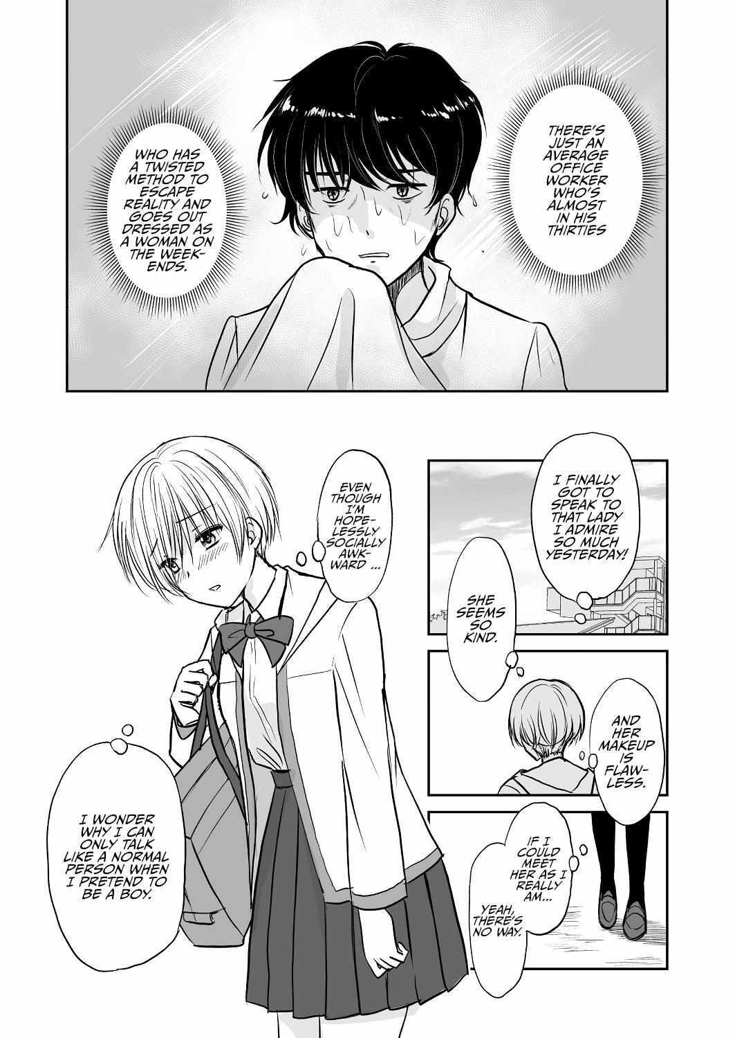 Read The Charismatic Cat Café Manager (who dresses as a guy) and the Frequent Customer (who dresses as a) Lady Manga Online