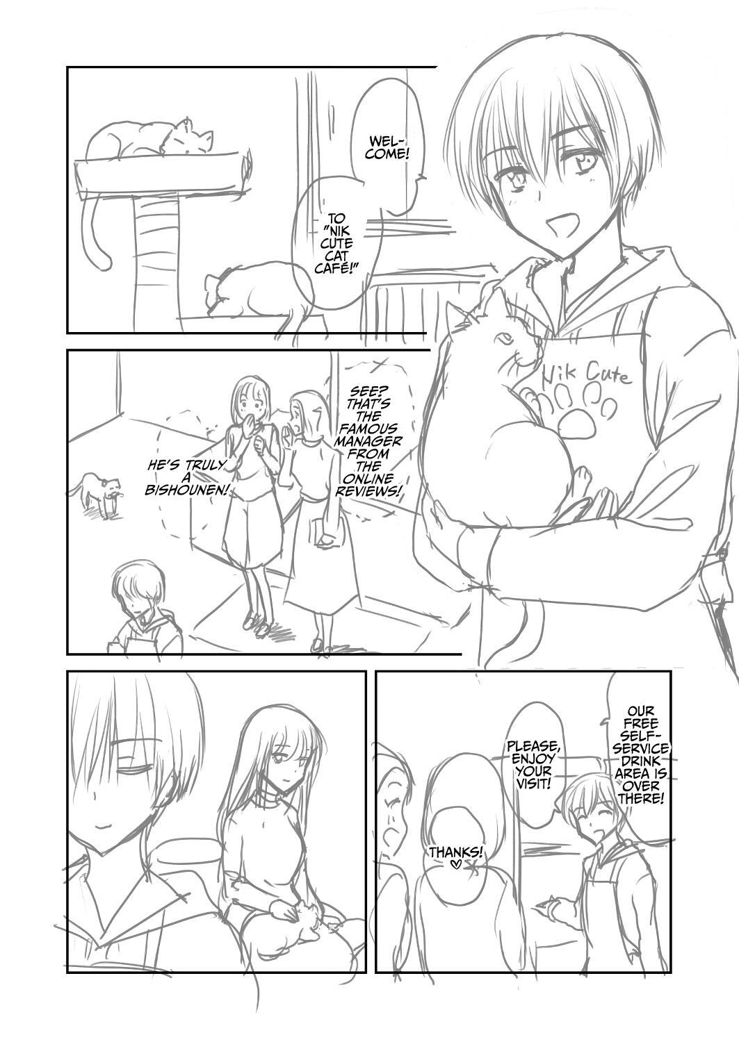 Read The Charismatic Cat Café Manager (who dresses as a guy) and the Frequent Customer (who dresses as a) Lady Manga Online