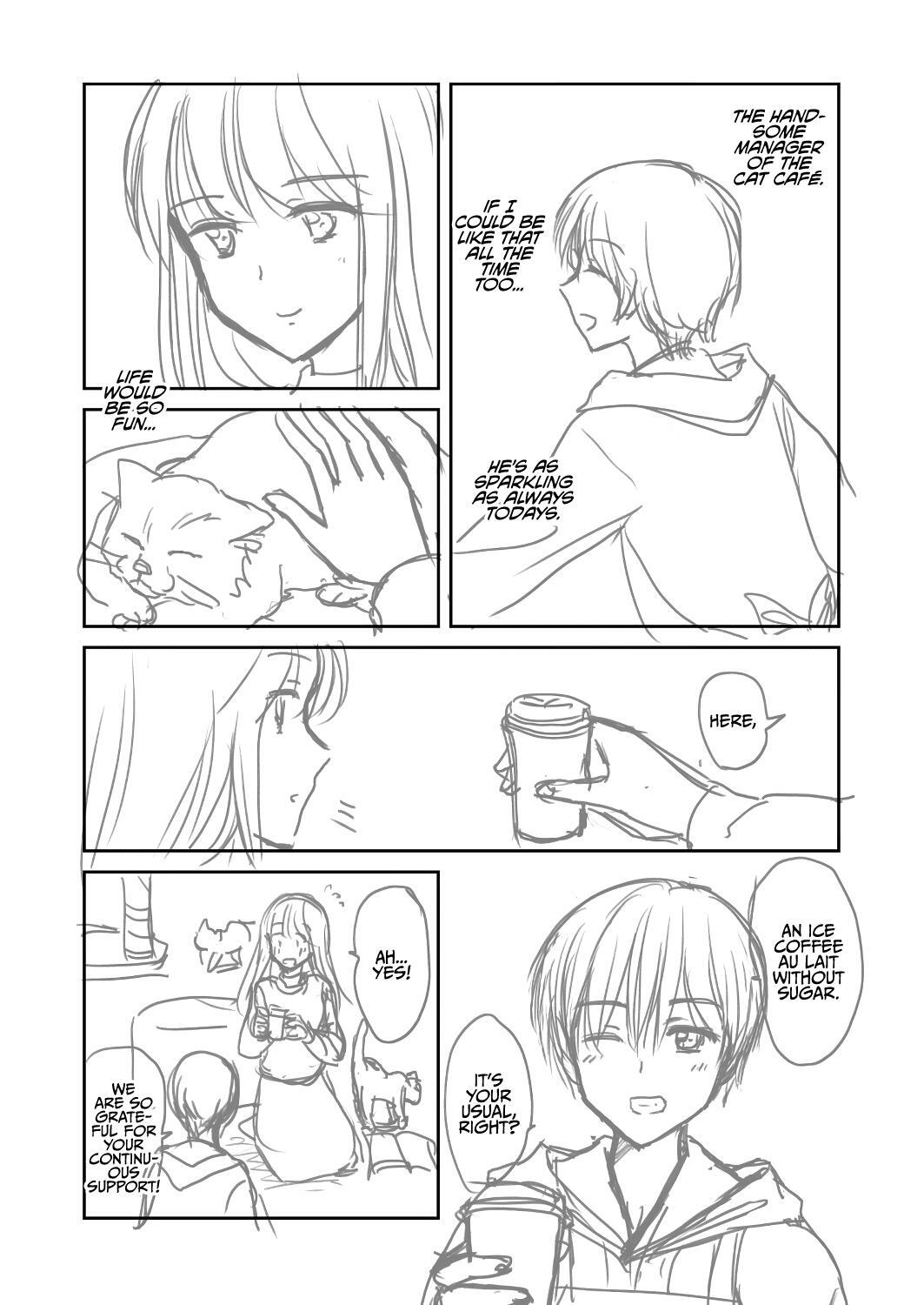 Read The Charismatic Cat Café Manager (who dresses as a guy) and the Frequent Customer (who dresses as a) Lady Manga Online