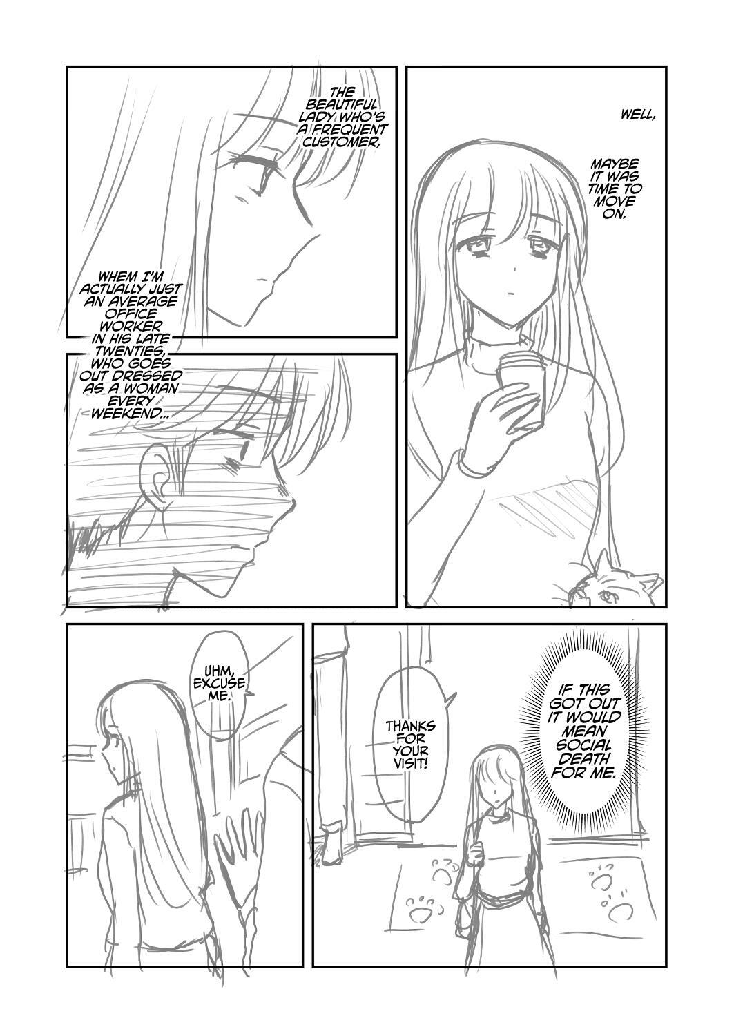 Read The Charismatic Cat Café Manager (who dresses as a guy) and the Frequent Customer (who dresses as a) Lady Manga Online