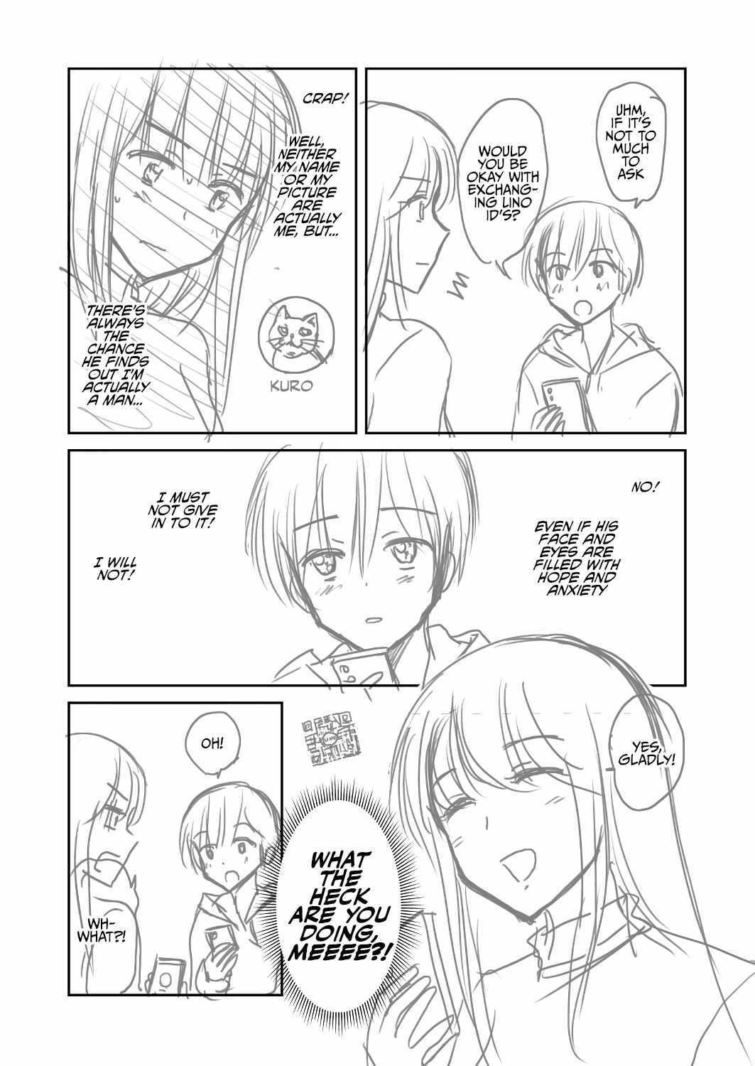 Read The Charismatic Cat Café Manager (who dresses as a guy) and the Frequent Customer (who dresses as a) Lady Manga Online