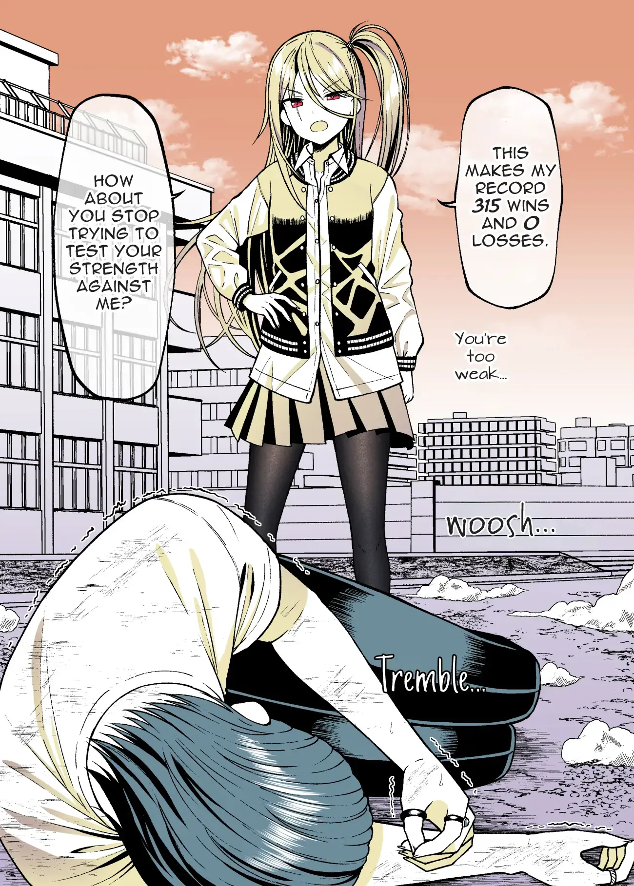 Read The Day The Undefeated Yankee Girl Finally Lost Manga Online