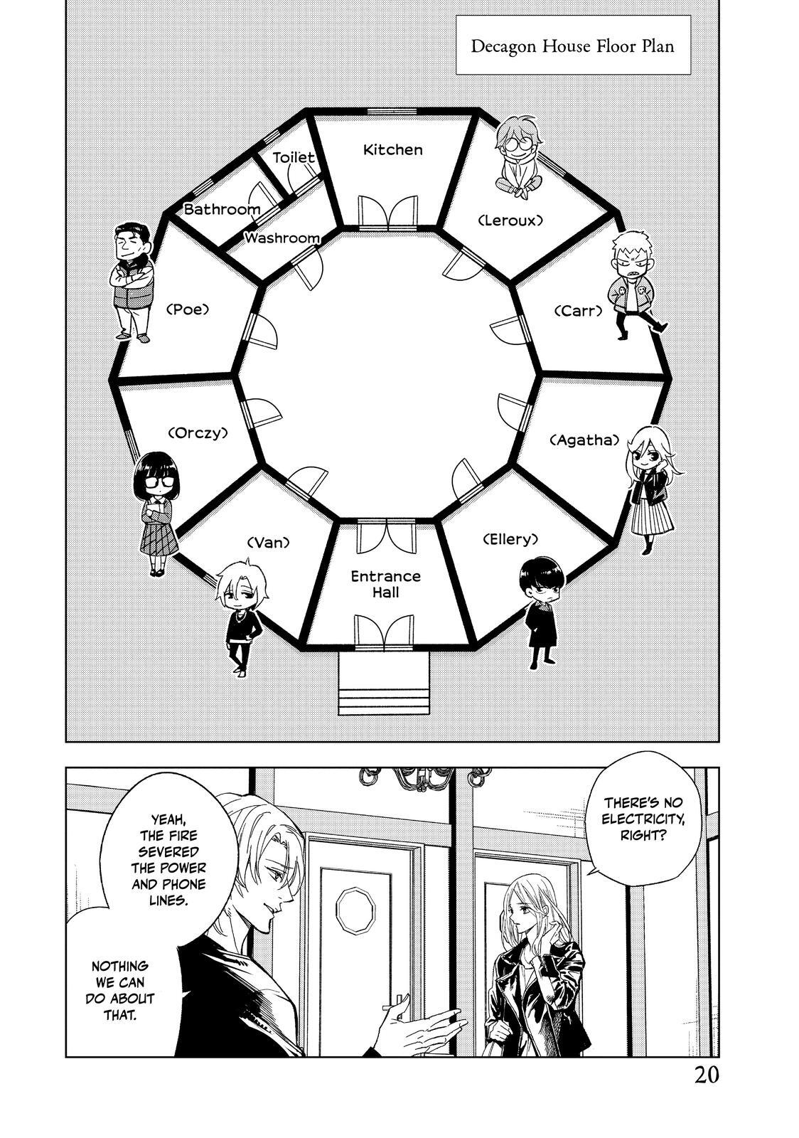 Read The Decagon House Murders Manga Online