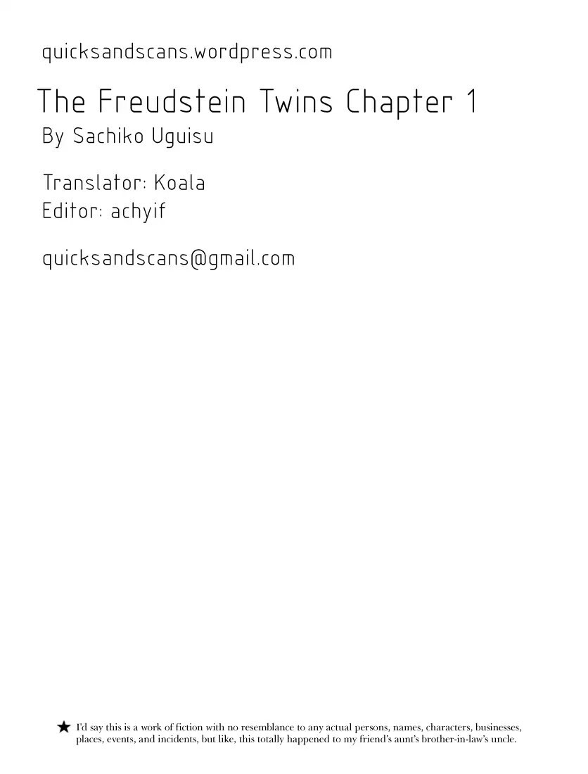 Read The Freudstein Twins Manga Online