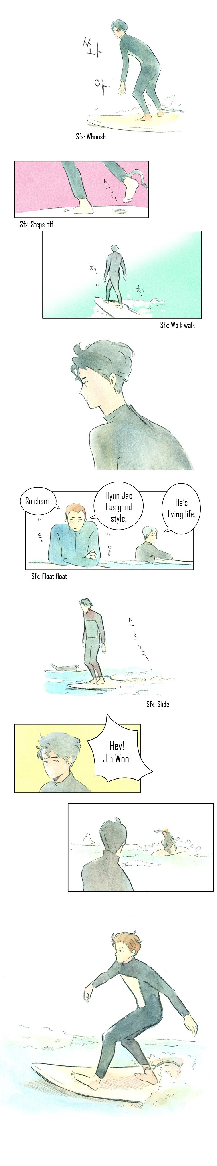 Read The Girl Who Walks the Waves Manga Online