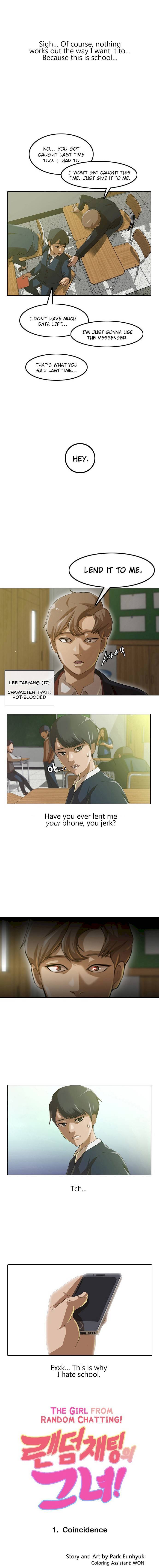 Read The Girl from Random Chatting Manga Online