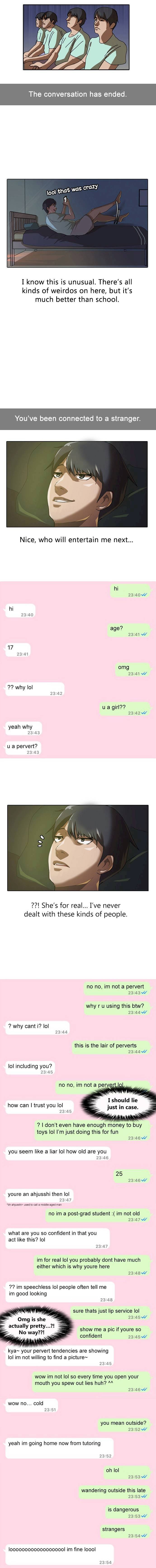 Read The Girl from Random Chatting Manga Online