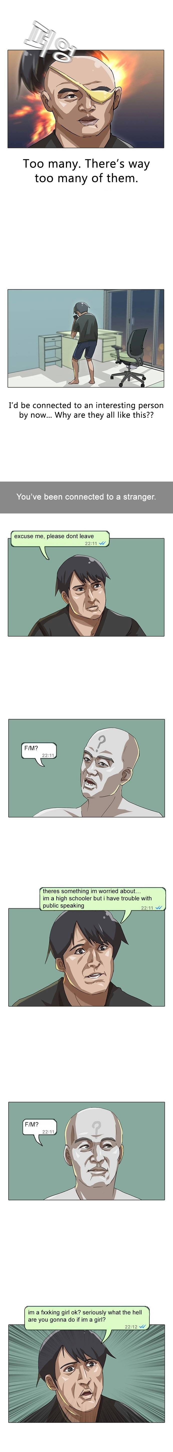 Read The Girl from Random Chatting Manga Online