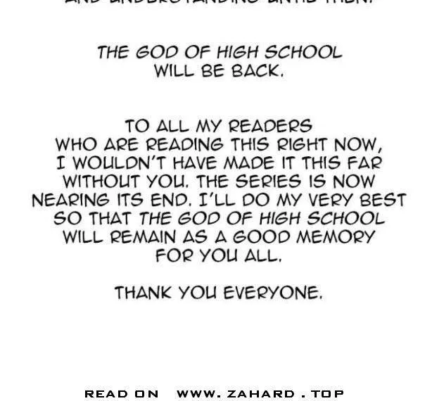 Read The God Of High School Manga Online