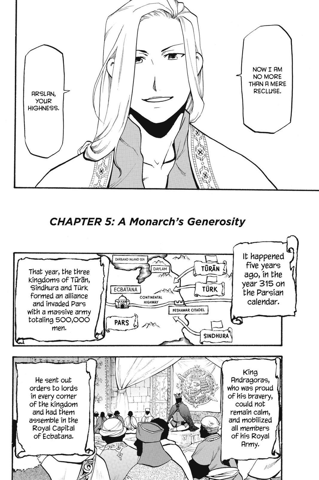 Read The Heroic Legend of Arslan Manga Online