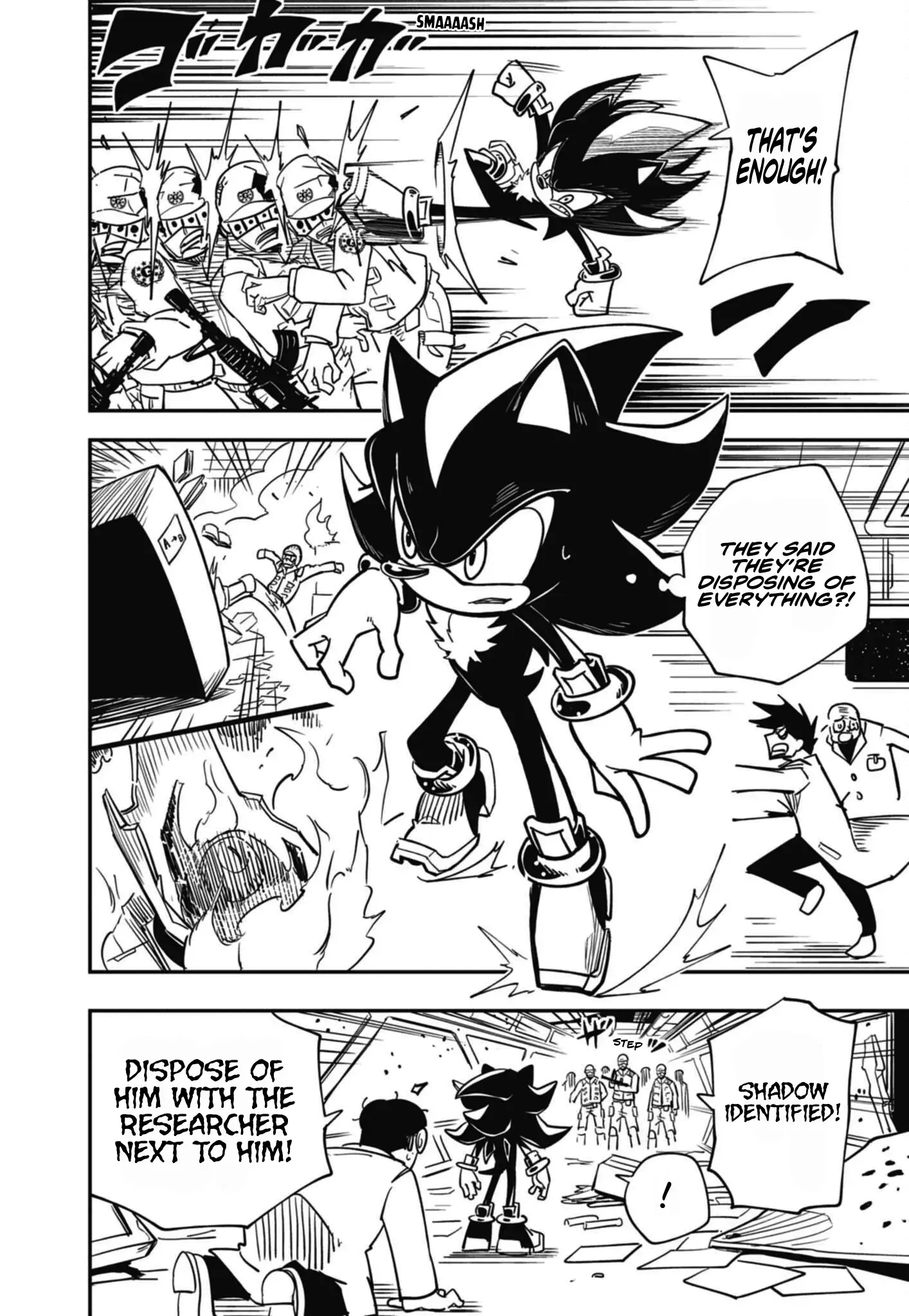Read The Jet Black Hedgehog- Shadow the Hedgehog Manga Online