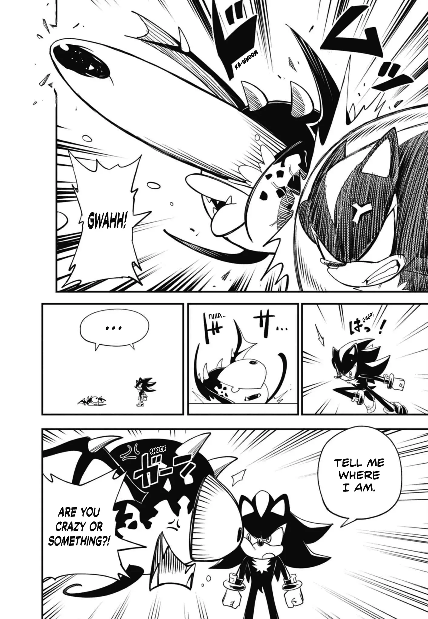 Read The Jet Black Hedgehog- Shadow the Hedgehog Manga Online