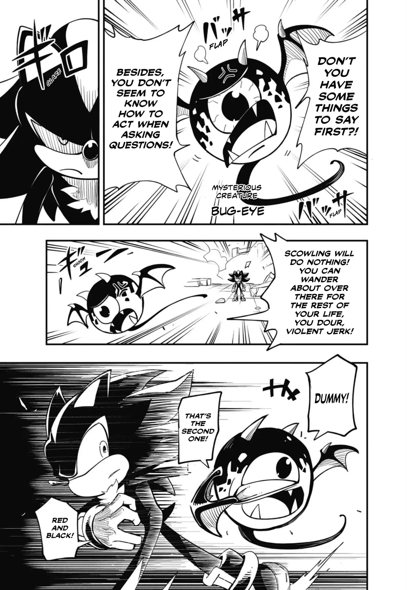 Read The Jet Black Hedgehog- Shadow the Hedgehog Manga Online
