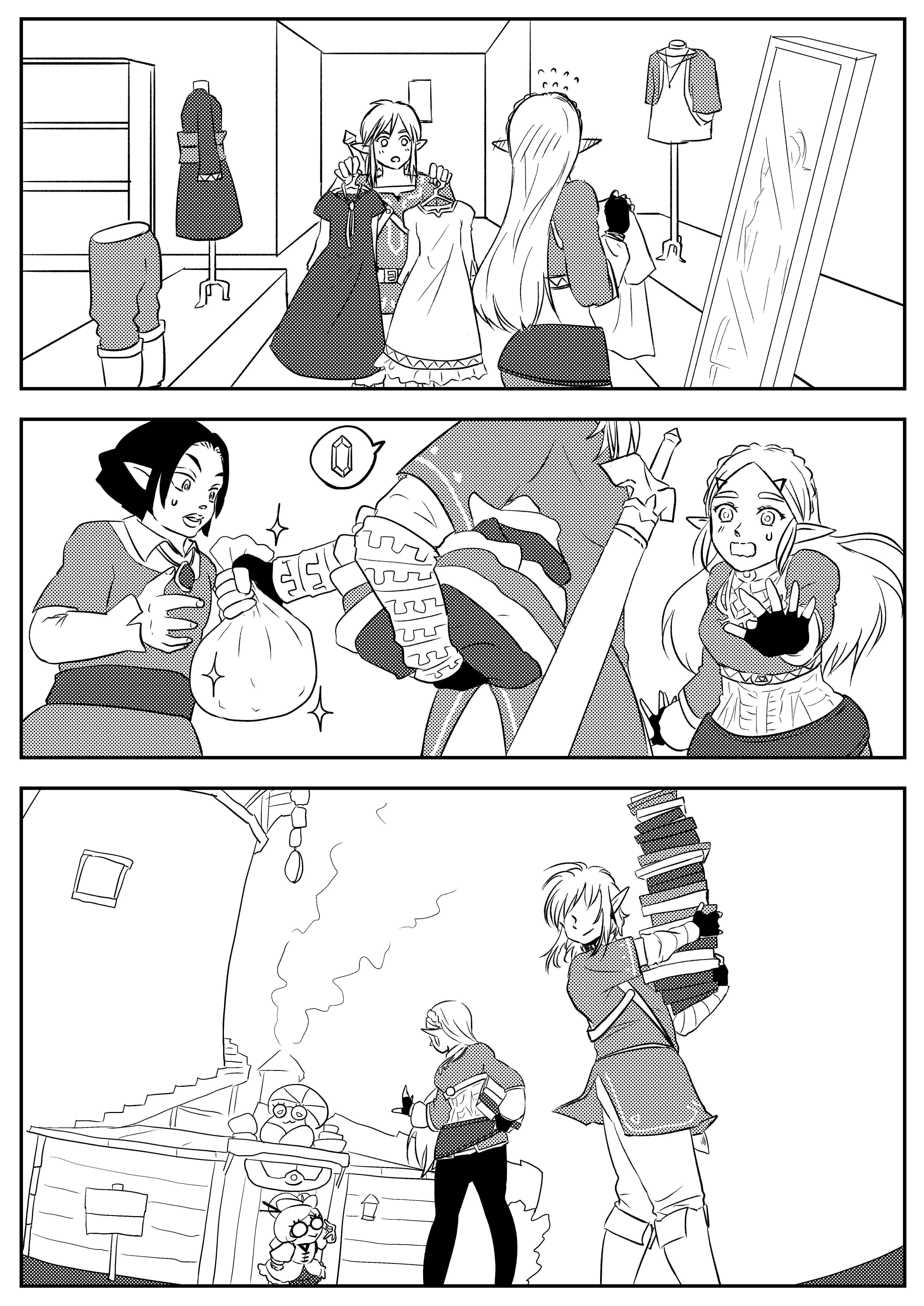 Read The Legend of Zelda- Breath of The Wild - A Hateno Village Story (Doujinshi) Manga Online