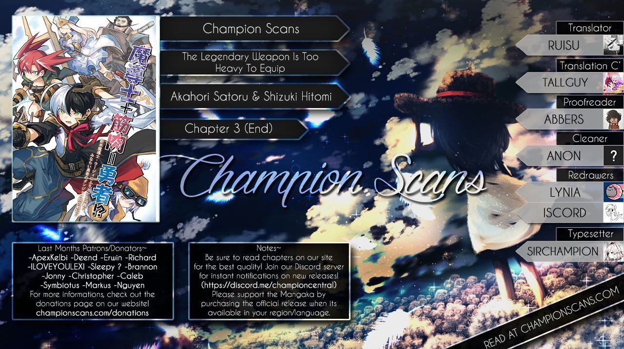 Read The Legendary Weapon Is Too Heavy To Equip Manga Online