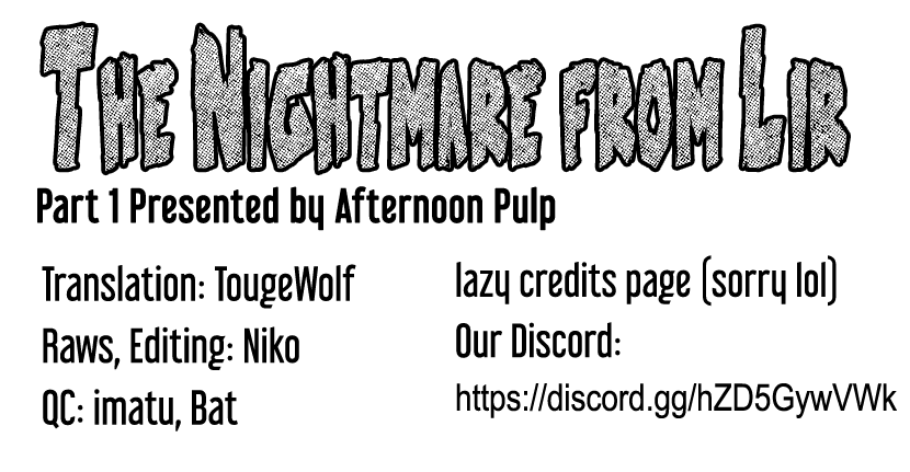 Read The Nightmare from Lir Manga Online