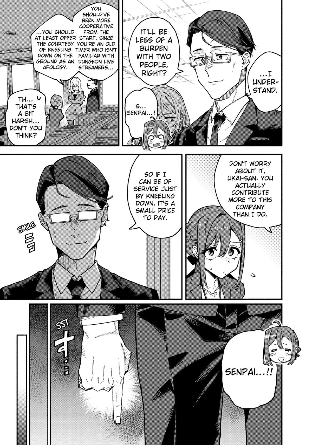 Read The Plain Salary Man Turned Out to Be a Hero- He Was Invincible, Only to Be Exposed on His Niece's Dungeon Stream Manga Online