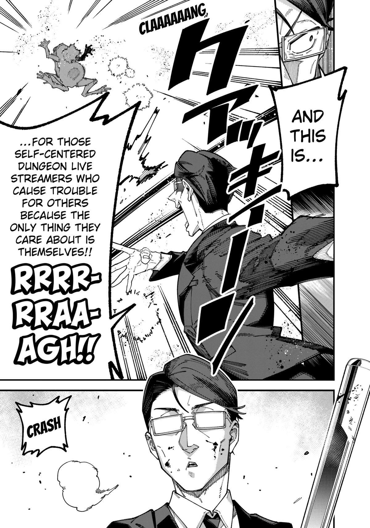 Read The Plain Salary Man Turned Out to Be a Hero- He Was Invincible, Only to Be Exposed on His Niece's Dungeon Stream Manga Online