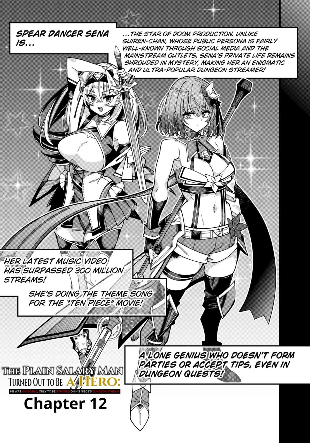 Read The Plain Salary Man Turned Out to Be a Hero- He Was Invincible, Only to Be Exposed on His Niece's Dungeon Stream Manga Online