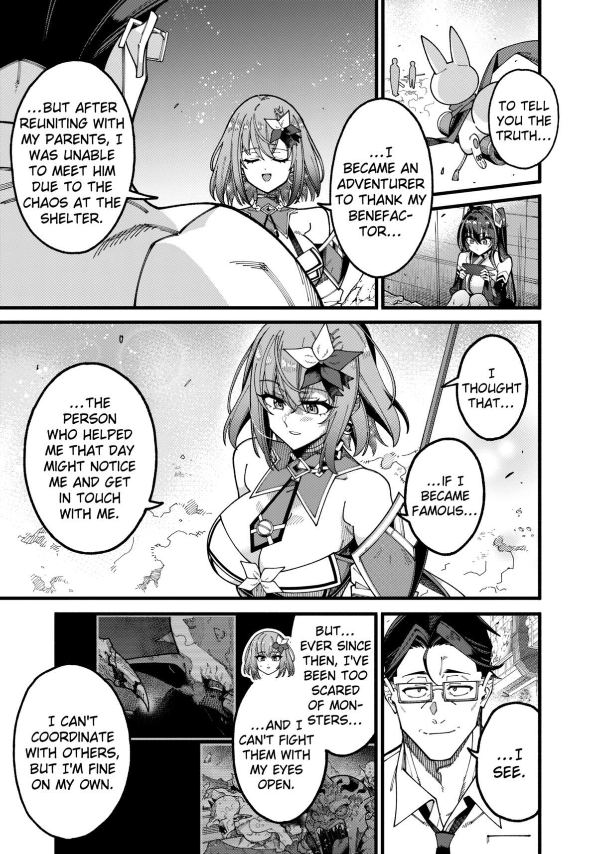 Read The Plain Salary Man Turned Out to Be a Hero- He Was Invincible, Only to Be Exposed on His Niece's Dungeon Stream Manga Online