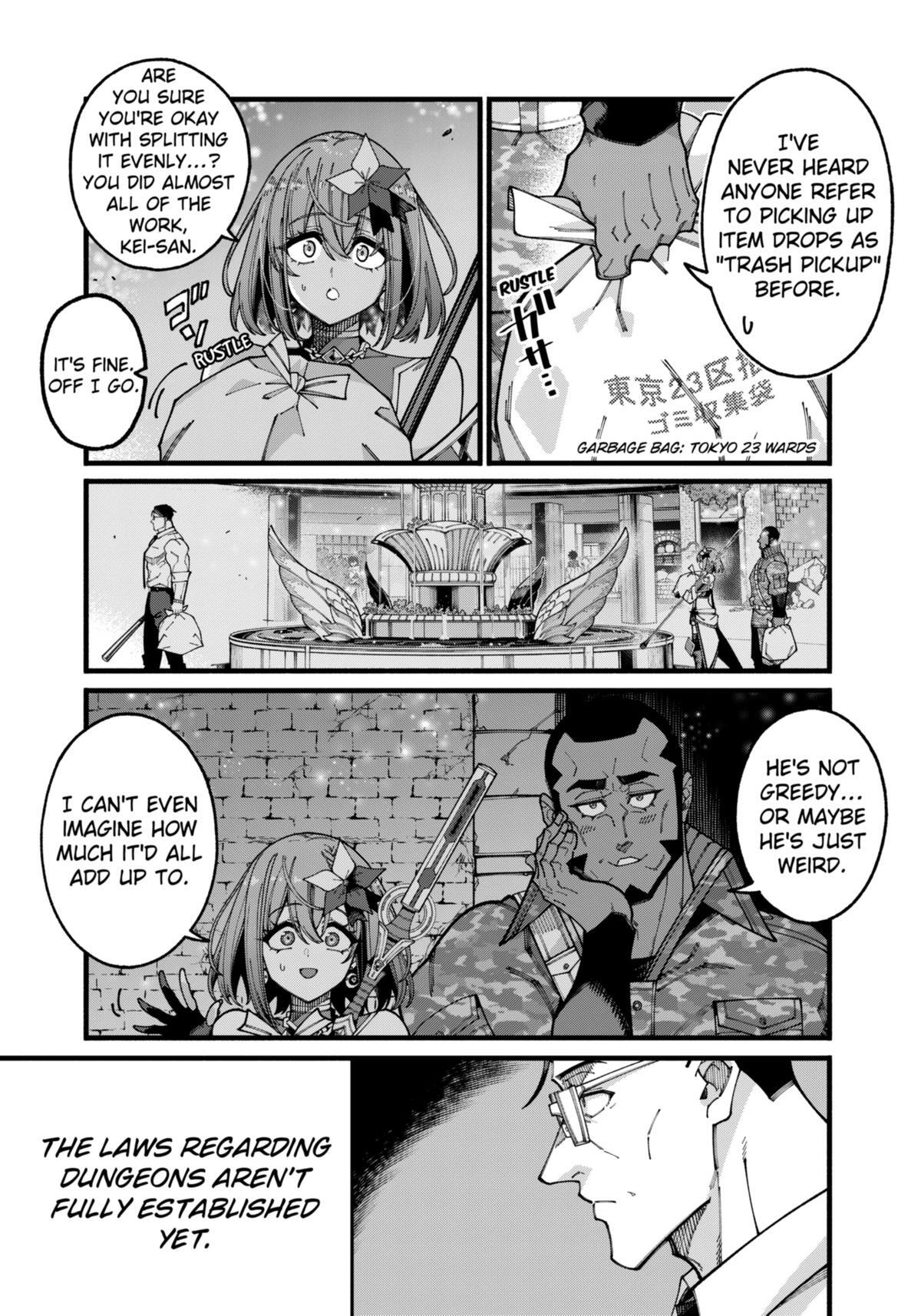 Read The Plain Salary Man Turned Out to Be a Hero- He Was Invincible, Only to Be Exposed on His Niece's Dungeon Stream Manga Online