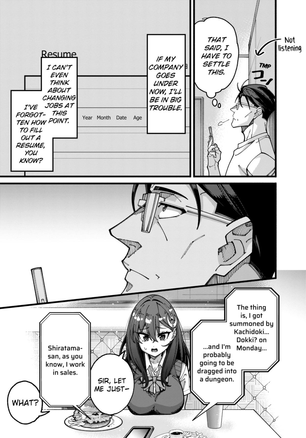 Read The Plain Salary Man Turned Out to Be a Hero- He Was Invincible, Only to Be Exposed on His Niece's Dungeon Stream Manga Online