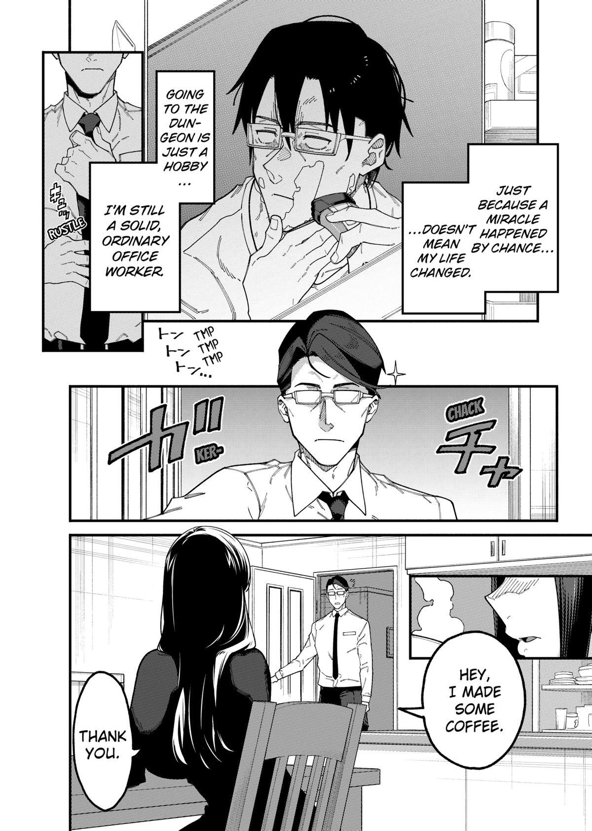 Read The Plain Salary Man Turned Out to Be a Hero- He Was Invincible, Only to Be Exposed on His Niece's Dungeon Stream Manga Online