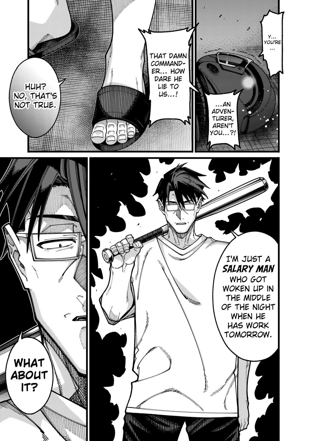 Read The Plain Salary Man Turned Out to Be a Hero- He Was Invincible, Only to Be Exposed on His Niece's Dungeon Stream Manga Online