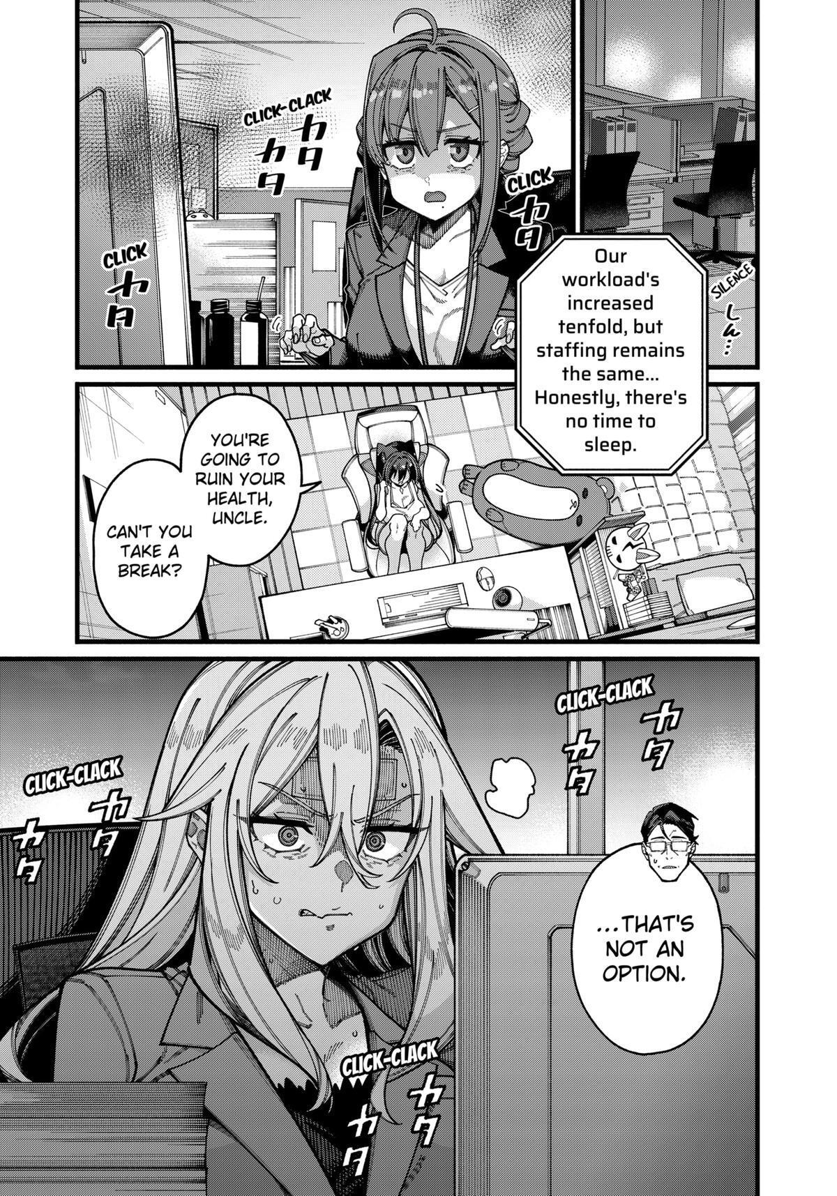 Read The Plain Salary Man Turned Out to Be a Hero- He Was Invincible, Only to Be Exposed on His Niece's Dungeon Stream Manga Online