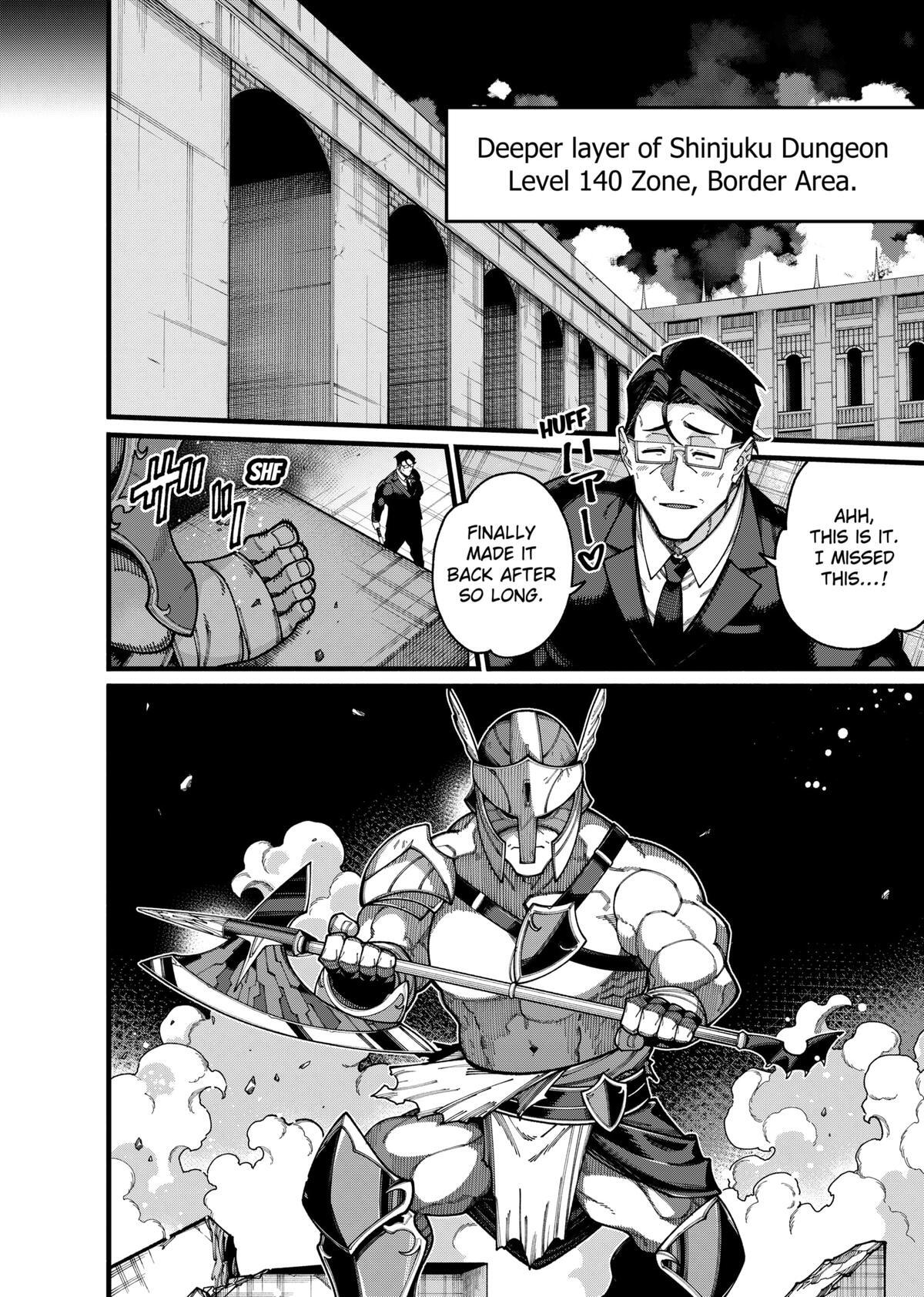 Read The Plain Salary Man Turned Out to Be a Hero- He Was Invincible, Only to Be Exposed on His Niece's Dungeon Stream Manga Online