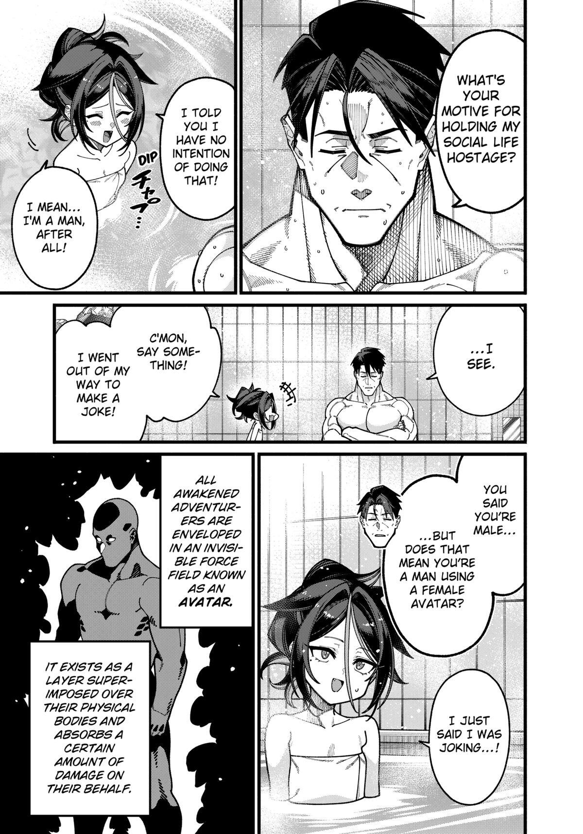 Read The Plain Salary Man Turned Out to Be a Hero- He Was Invincible, Only to Be Exposed on His Niece's Dungeon Stream Manga Online